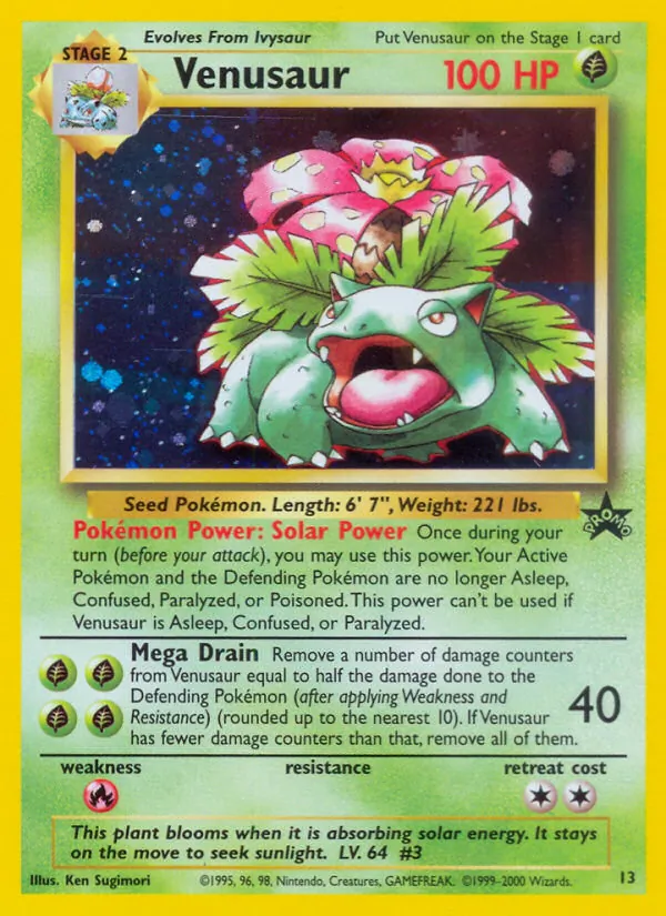 Venusaur #13, Standard print, TCGdex reference