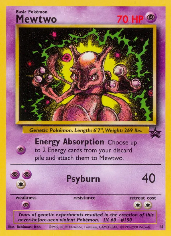 Mewtwo #14, Standard print, TCGdex reference