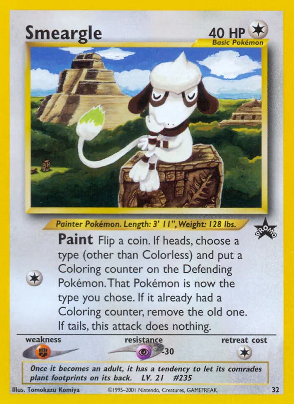 Smeargle #32, Standard print, TCGdex reference