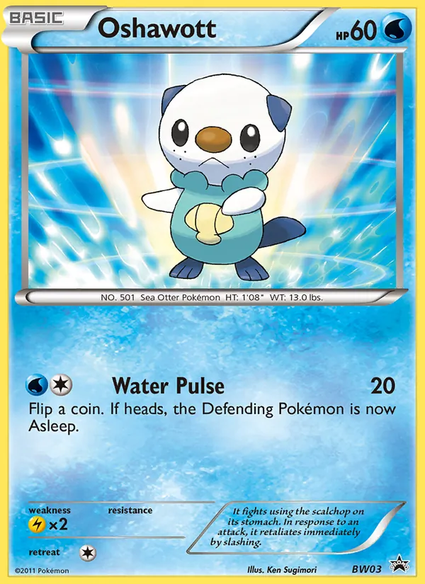 Oshawott #BW03, BW Black Star Holo, TCGdex reference