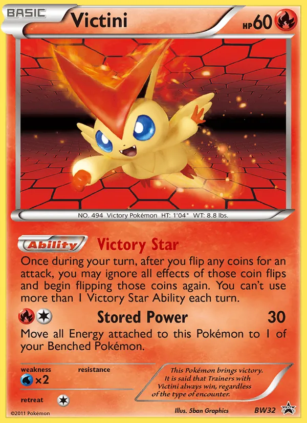 Victini #BW32, BW Black Star Holo, TCGdex reference