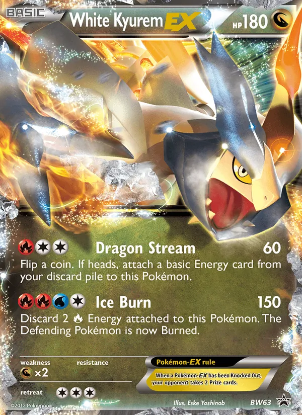 White Kyurem-EX #BW63, BW Black Star Holo, TCGdex reference