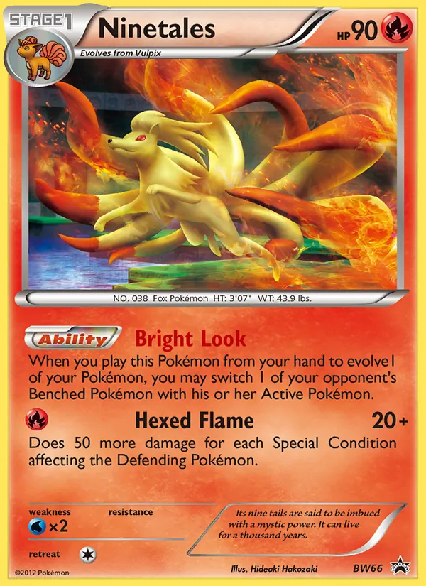 Ninetales #BW66, BW Black Star Pixel Cosmos Holo, TCGdex reference