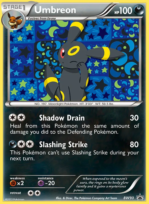 Umbreon #BW93, BW Black Star Holo, TCGdex reference