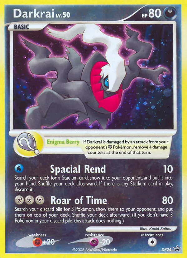 Darkrai #DP24, DP Black Star Cosmos Holo, TCGdex reference