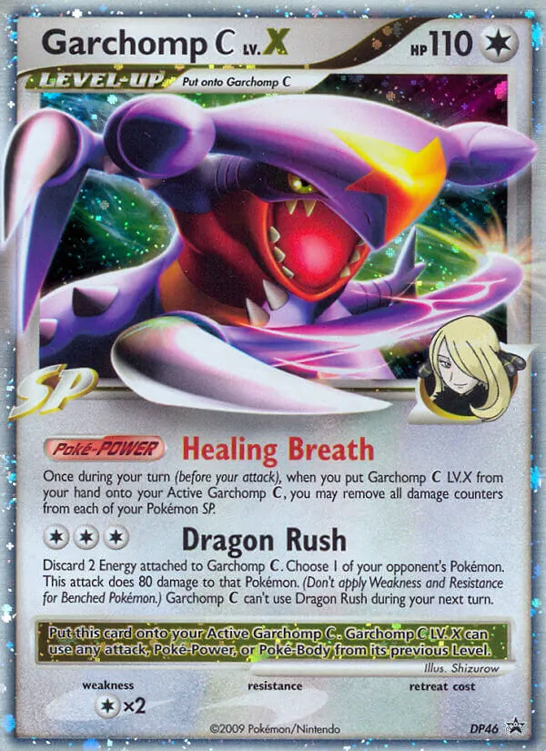 Garchomp C #DP46, DP Black Star Cosmos Holo, TCGdex reference