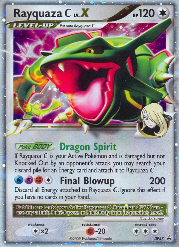 Rayquaza C #DP47, DP Black Star Cosmos Holo, TCGdex reference