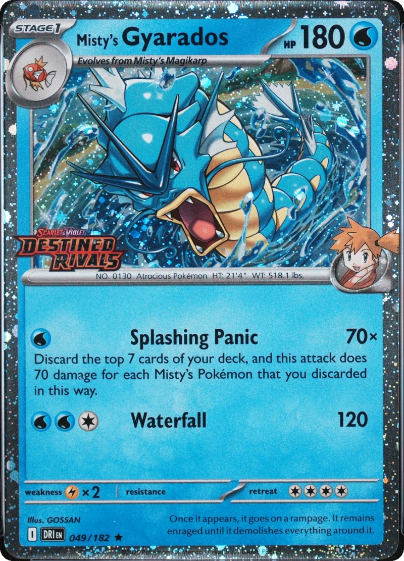 Misty's Gyarados Prerelease PSA cert 160790238 reference placeholder