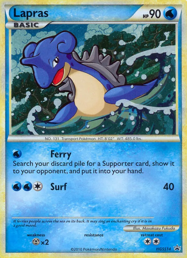 Lapras #HGSS14, HGSS Black Star Cosmos Holo, TCGdex reference
