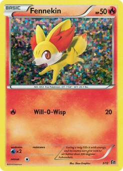 Fennekin #03, English McDonald's Collection 2016 promo, reference image