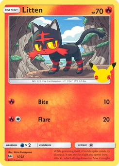 Litten #15, English McDonald's Collection 2021 promo, reference image