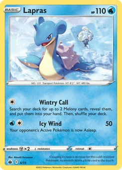 Lapras #06, English McDonald's Collection 2022 promo, reference image