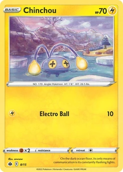 Chinchou #08, English McDonald's Collection 2022 promo, reference image