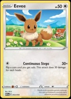 Eevee #13, English McDonald's Collection 2024 promo, reference image