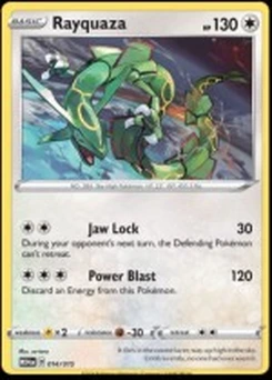 Rayquaza #014, English McDonald's Collection 2025 promo, reference image