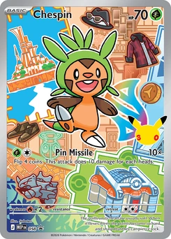 Chespin #058, English MEP Black Star Promos promo, reference image