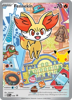 Fennekin #059, English MEP Black Star Promos promo, reference image