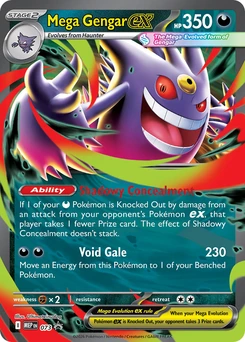 Mega Gengar ex #073, English MEP Black Star Promos promo, reference image