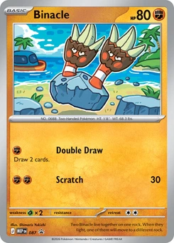 Binacle #087, English MEP Black Star Promos promo, reference image