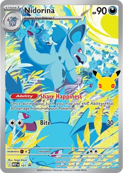 Nidorina #101, English MEP Black Star promo, reference image