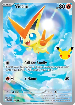 Victini #102, English MEP Black Star promo, reference image