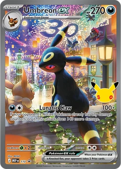 Umbreon ex #110, English MEP Black Star promo, reference image