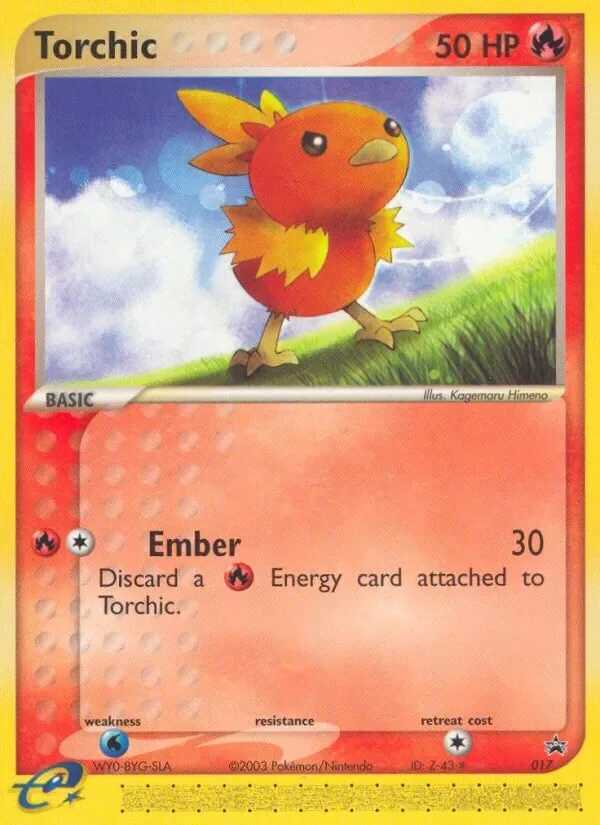Torchic #017, Nintendo Black Star Non Holofoil, TCGdex reference