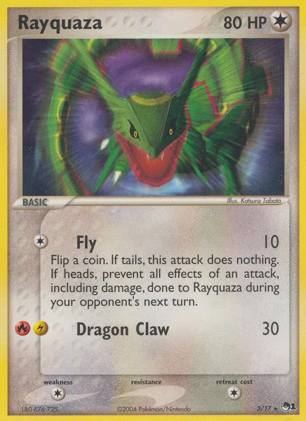 Rayquaza #3, POP Series 1 Non Holo, TCGdex reference