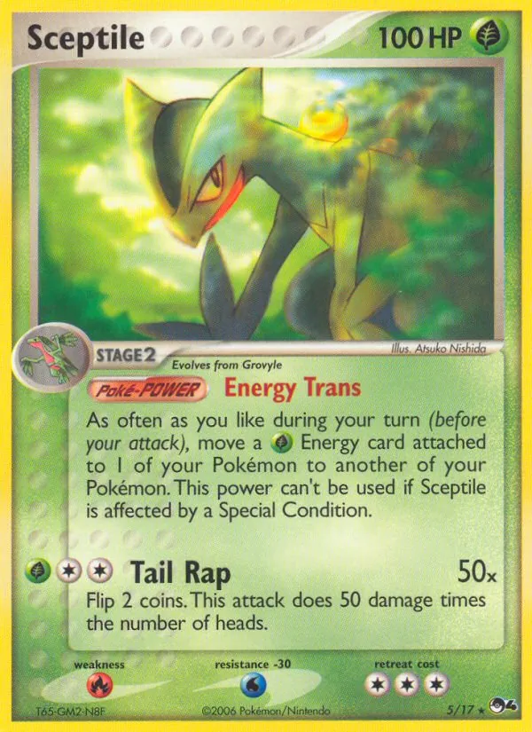 Sceptile #5, POP Series 4 Non Holo, TCGdex reference