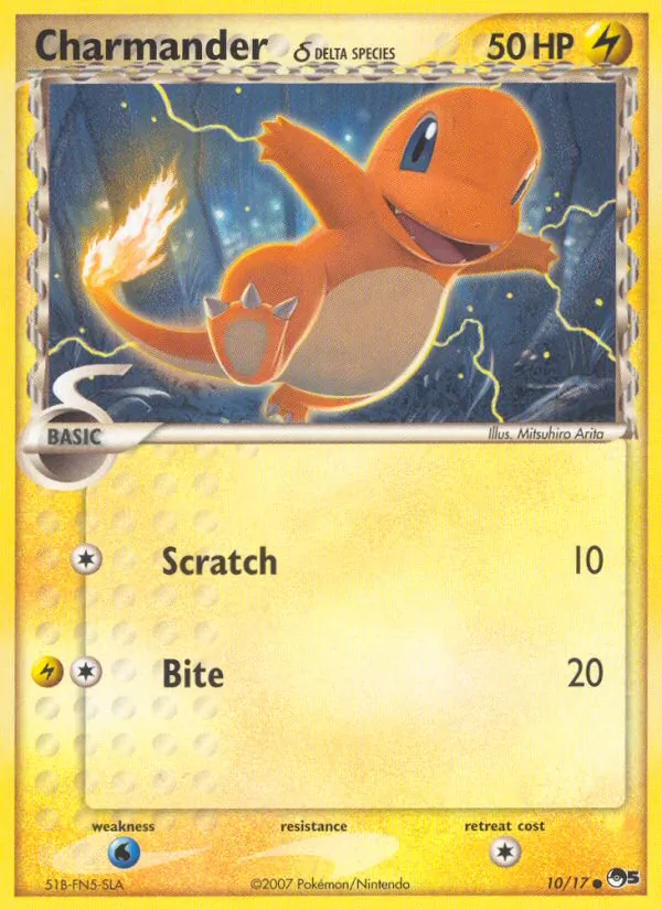 Charmander δ #10, POP Series 5 Non Holo, TCGdex reference