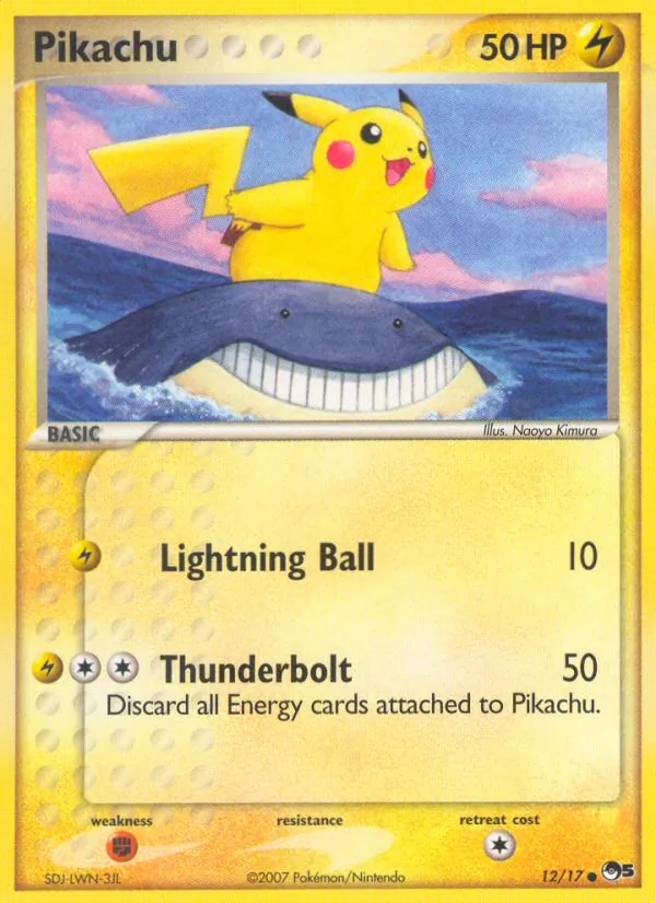 Pikachu #12, POP Series 5 Non Holo, TCGdex reference