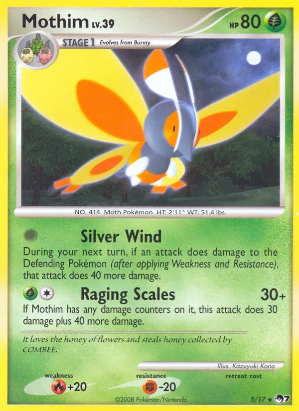 Mothim #5, POP Series 7 Non Holo, TCGdex reference