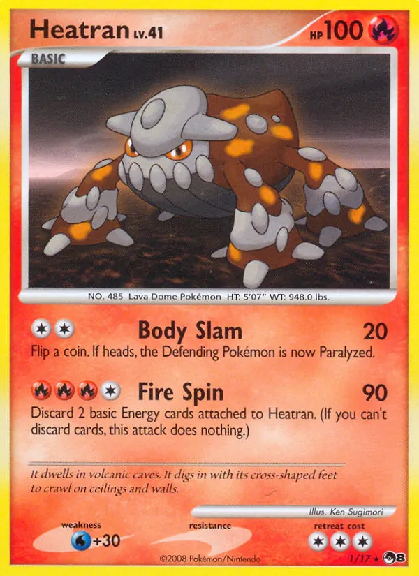 Heatran #1, POP Series 8 Non Holo, TCGdex reference