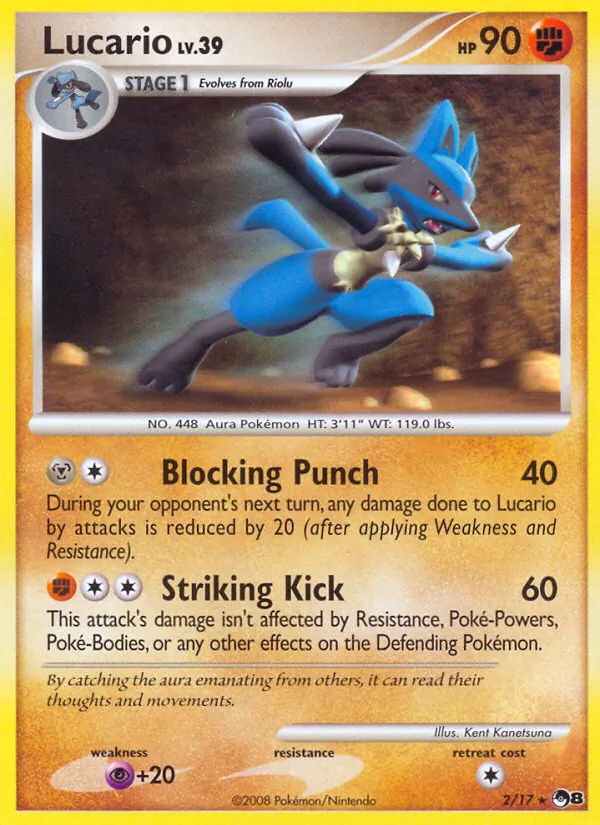 Lucario #2, POP Series 8 Non Holo, TCGdex reference