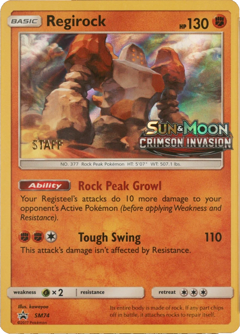 Regirock Staff Prerelease PSA reference placeholder