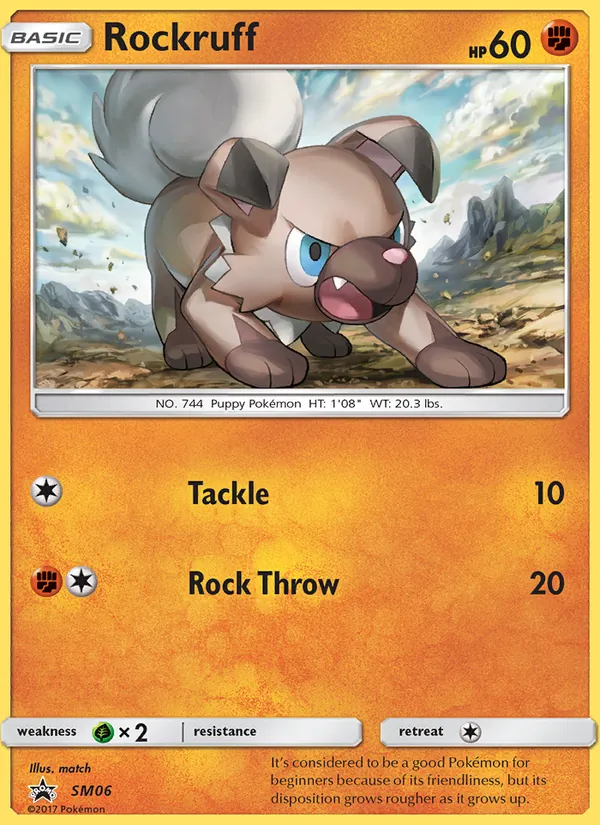 Rockruff #SM06, SM Black Star Holo, TCGdex reference