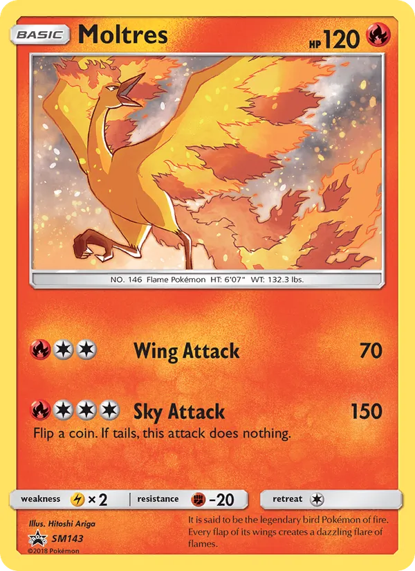 Moltres #SM143, SM Black Star Holo, TCGdex reference