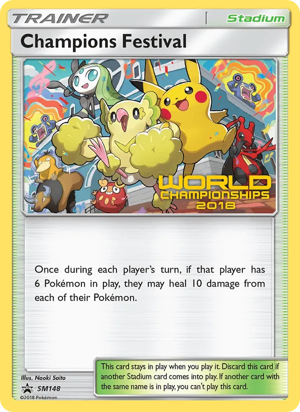 Champions Festival #SM148, SM Black Star Worlds 2018, TCGdex reference