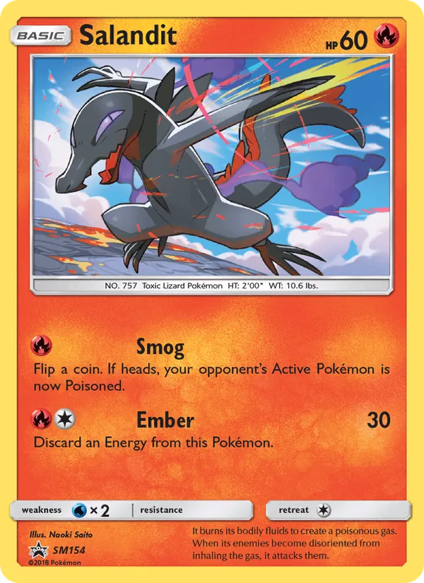 Salandit #SM154, SM Black Star Holo, TCGdex reference