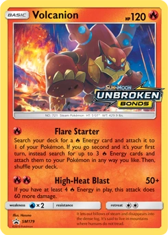 Volcanion SM179, prerelease base reference scan