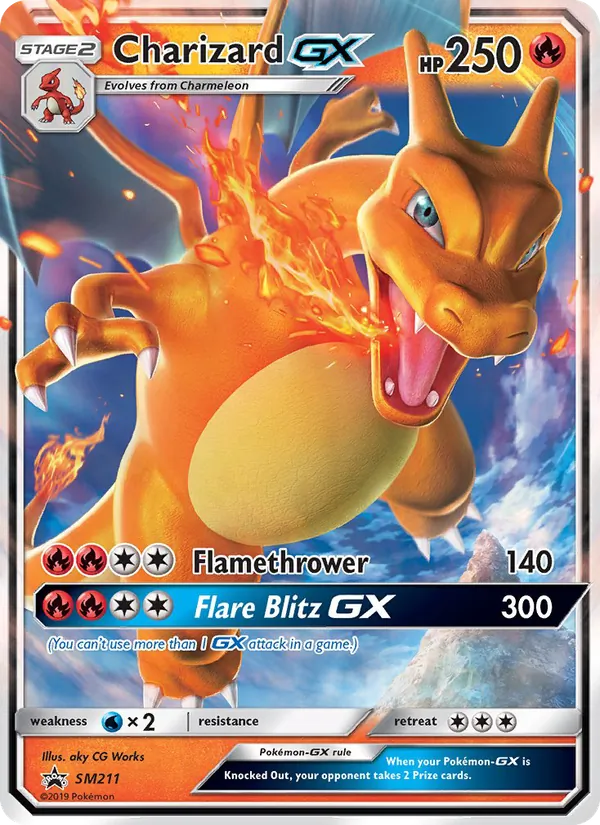 Charizard GX #SM211, SM Black Star Holo, TCGdex reference