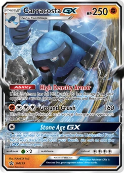 Carracosta GX #SM239, English SM Black Star Promos promo, reference image