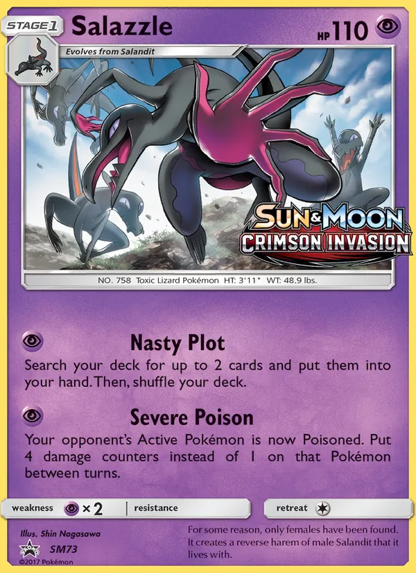 Salazzle SM73, prerelease base reference scan