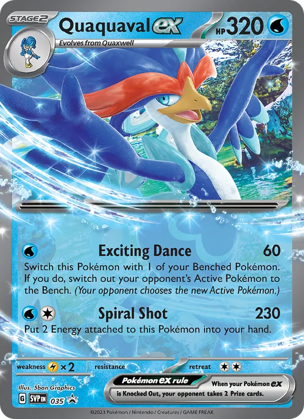 Quaquaval ex #035, SWSH Black Star Holo, TCGdex reference