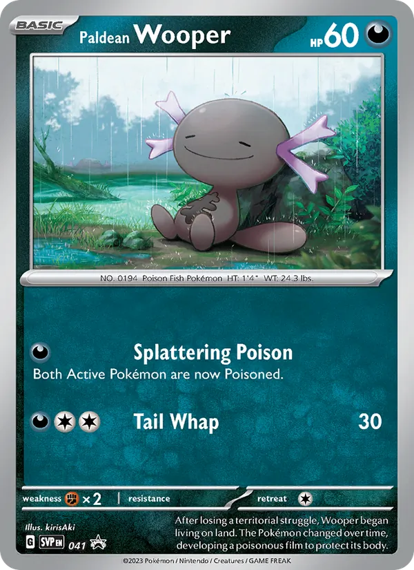 Paldean Wooper #041, SWSH Black Star Holo, TCGdex reference