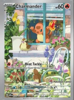 Charmander #044, English Pokemon Center stamped promo reference image