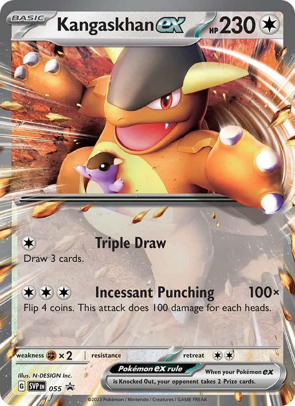 Kangaskhan ex #055, SWSH Black Star Holo, TCGdex reference