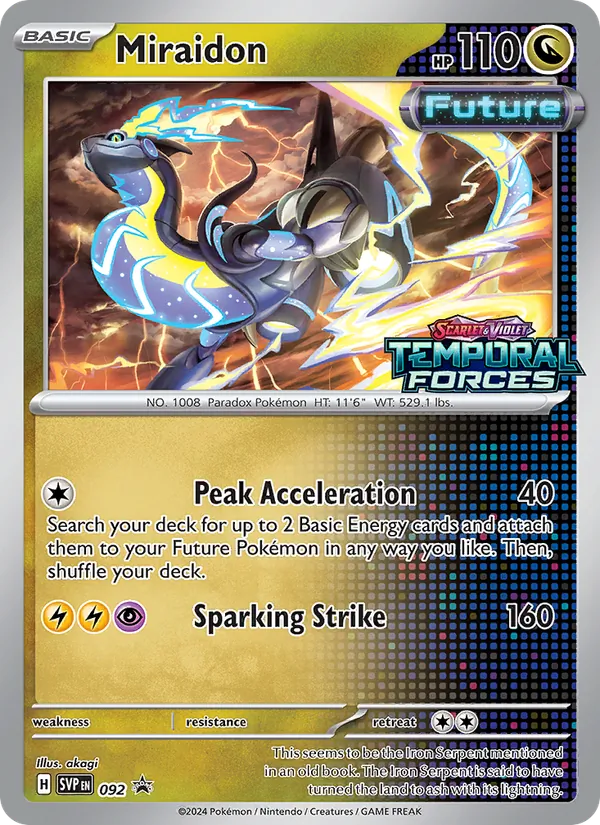 Miraidon 092, prerelease base reference scan