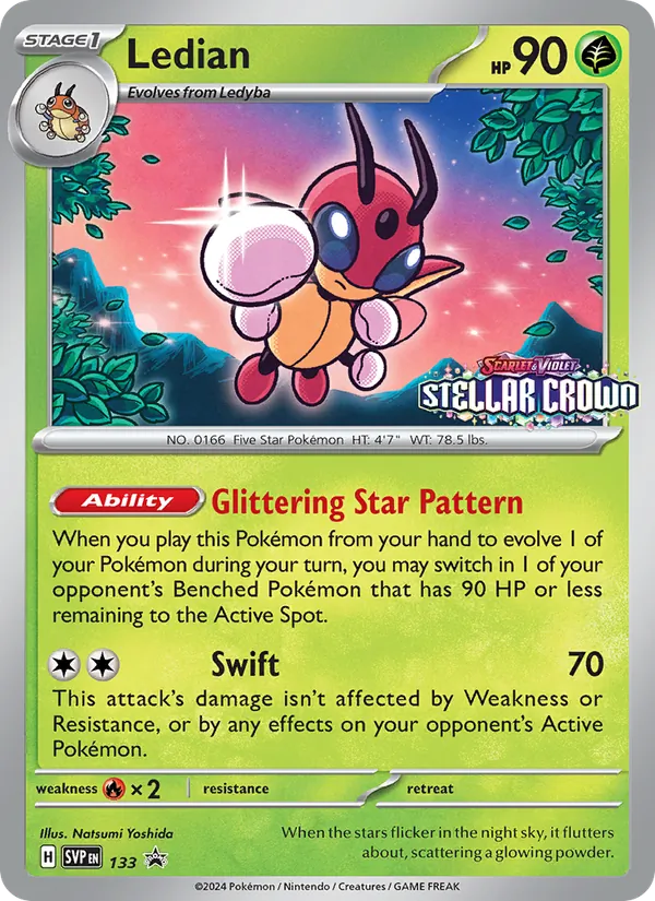 Ledian 133, prerelease base reference scan