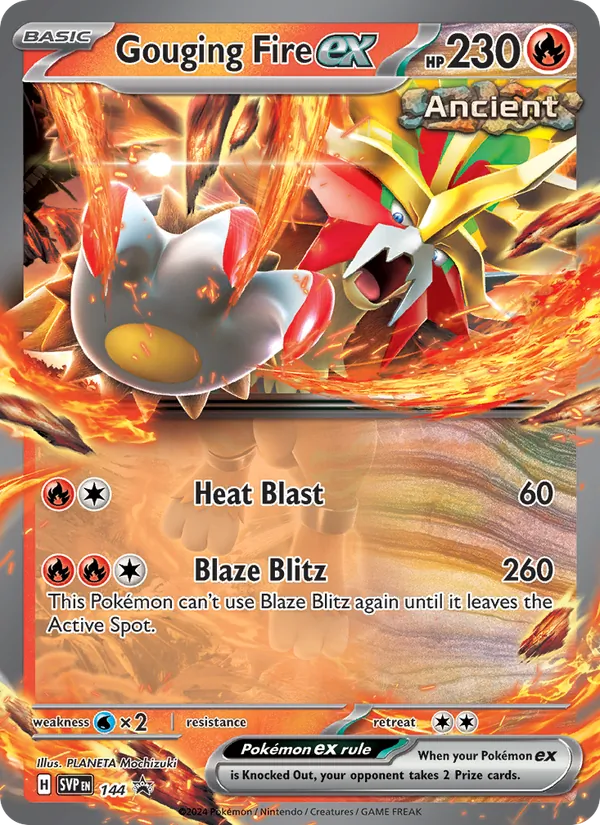 Gouging Fire ex #144, SWSH Black Star Holo, TCGdex reference